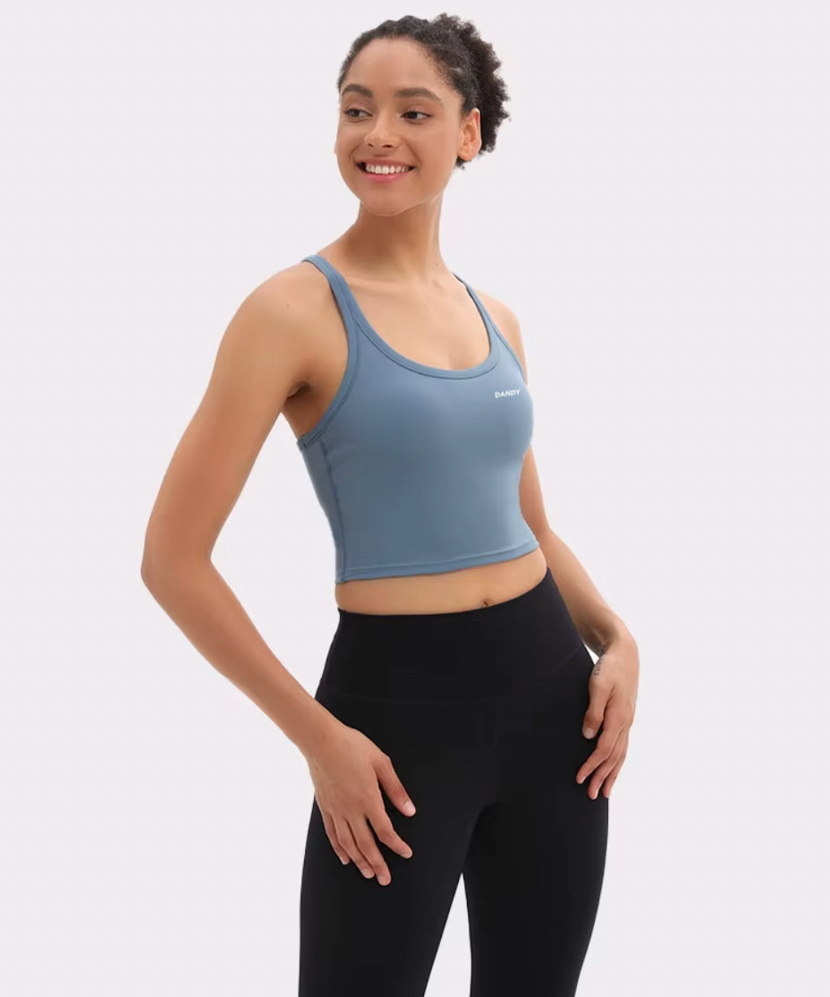 Dandy Active Singlet Color White Linen