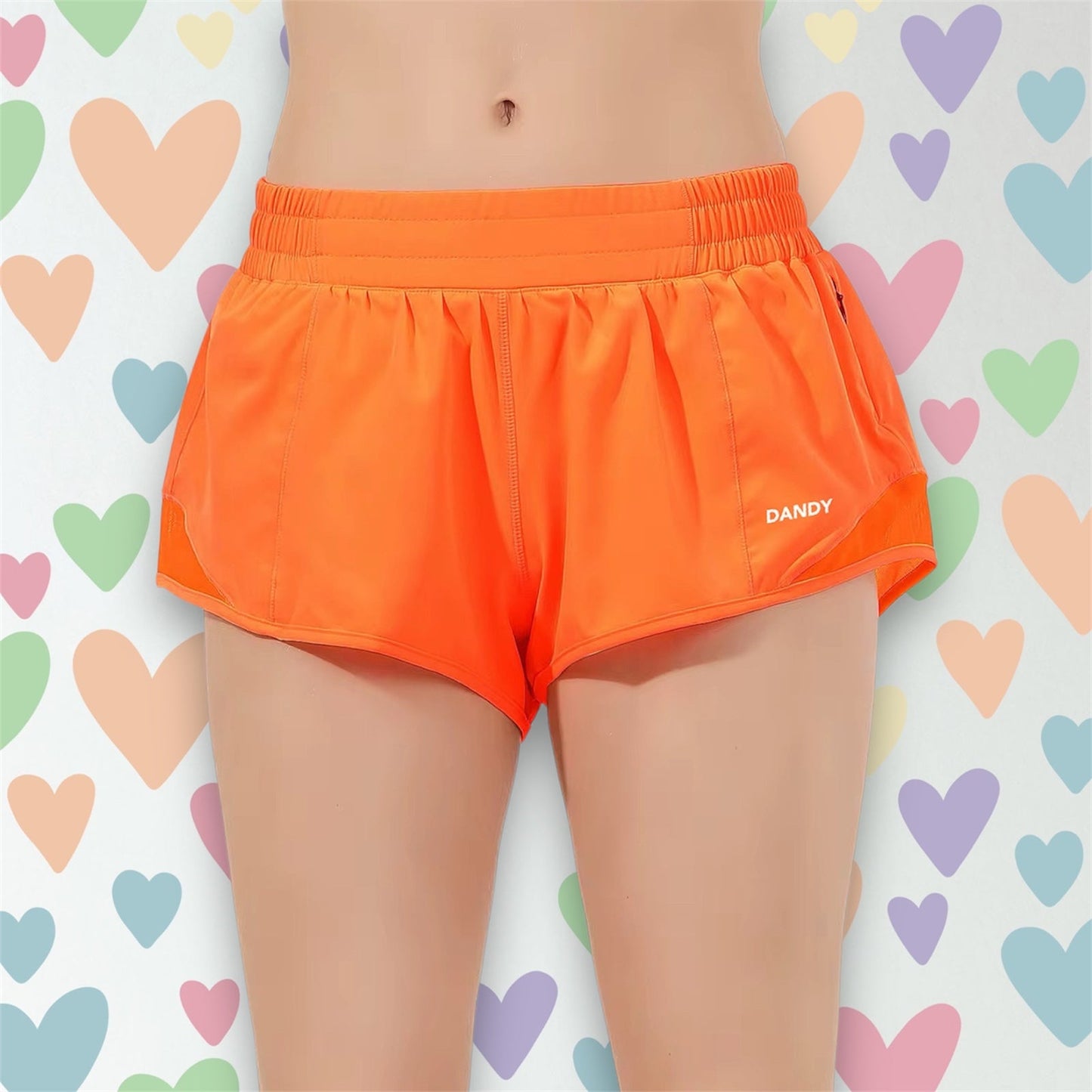 Dandy Stride Short Shorts Color Tangerine